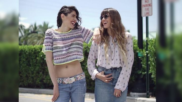 ¡Igual que los Derbez! Las hermanas Ha-Ash disfrutan de unas vacaciones en la nieve