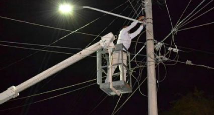 Colonias en el Puerto de Guaymas en total oscuridad,  alumbrado público ‘fundido’