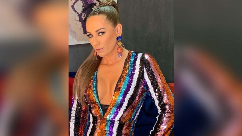 Consuelo Duval luce pronunciado escote y roba suspiros en Televisa tras estreno de 'El Retador'