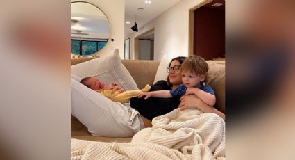 ¡Gemelos! Sarah Kohan, pareja del 'Chicharito', presume a sus bebés recién nacidos