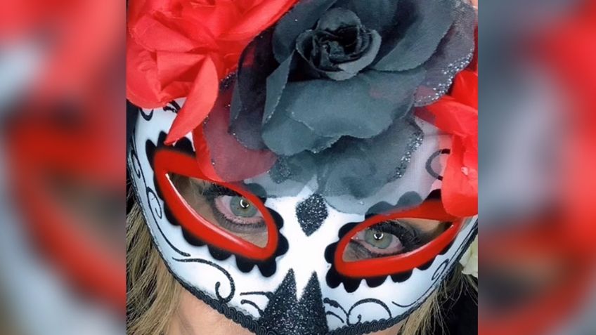 ¿El 'Escorpión Dorado'? Érika Buenfil se convierte en 'Catrina' y comparte el resultado