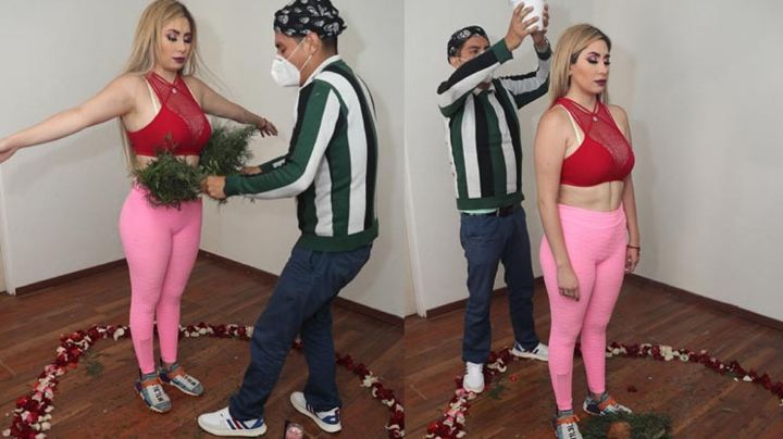 ¿Desesperada? 'La Bebeshita' recurre a una limpia para tener suerte en el amor