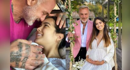 "Ya está con nosotros": Gianluca Vacchi y Sharon Fonseca dan la bienvenida a Blu Jerusalema