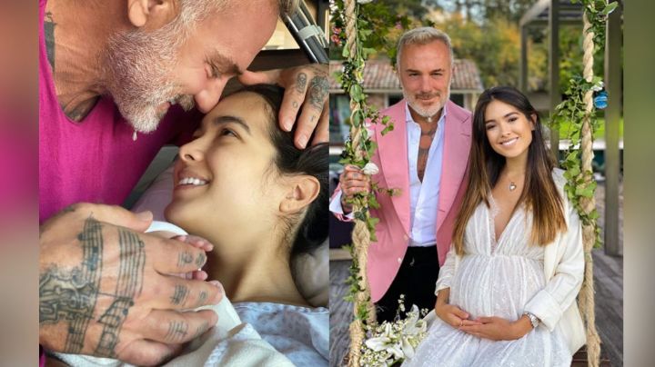 "Ya está con nosotros": Gianluca Vacchi y Sharon Fonseca dan la bienvenida a Blu Jerusalema