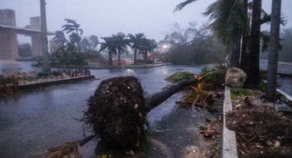 'Delta' toca tierra en Quintana Roo con la fuerza de un huracán categoría 2