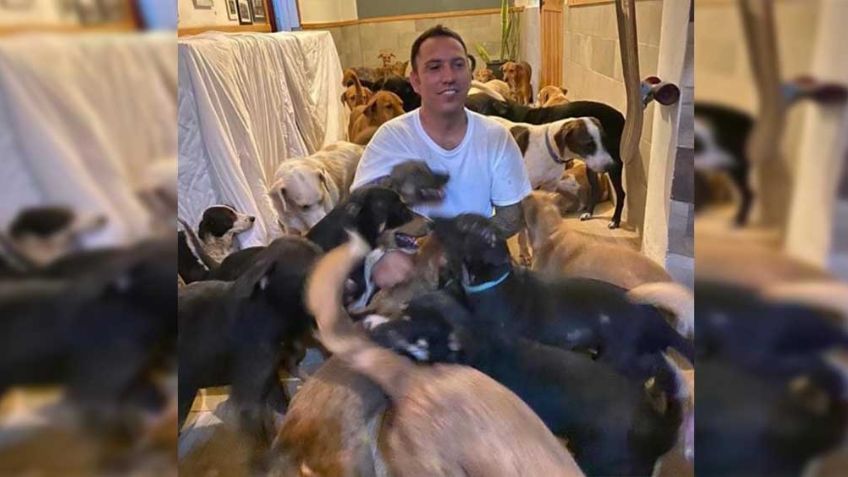 Ricardo Pimentel, el héroe de México que albergó 300 animales desprotegidos ante 'Delta'