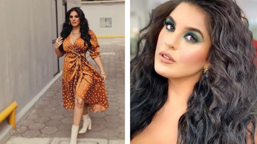 Curvy pone de cabeza a Instagram con coqueto 'look' desde TV Azteca: "Chiquitita"