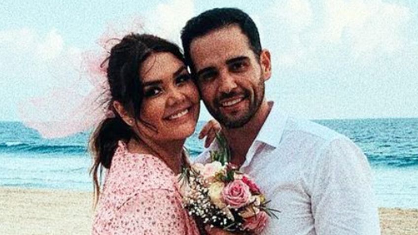 ¡Un año casada! Yuridia celebra su aniversario con romántica foto en la playa