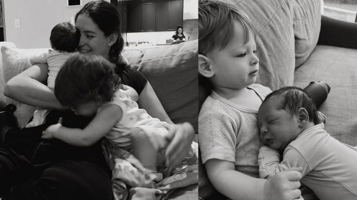 ¡Gemelos! Sarah Kohan, pareja del 'Chicharito', presume a sus bebés de recién nacidos