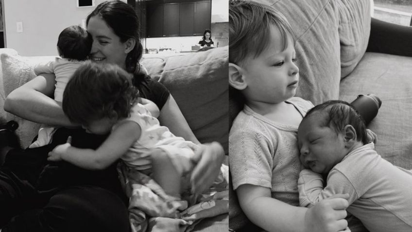 ¡Gemelos! Sarah Kohan, pareja del 'Chicharito', presume a sus bebés de recién nacidos