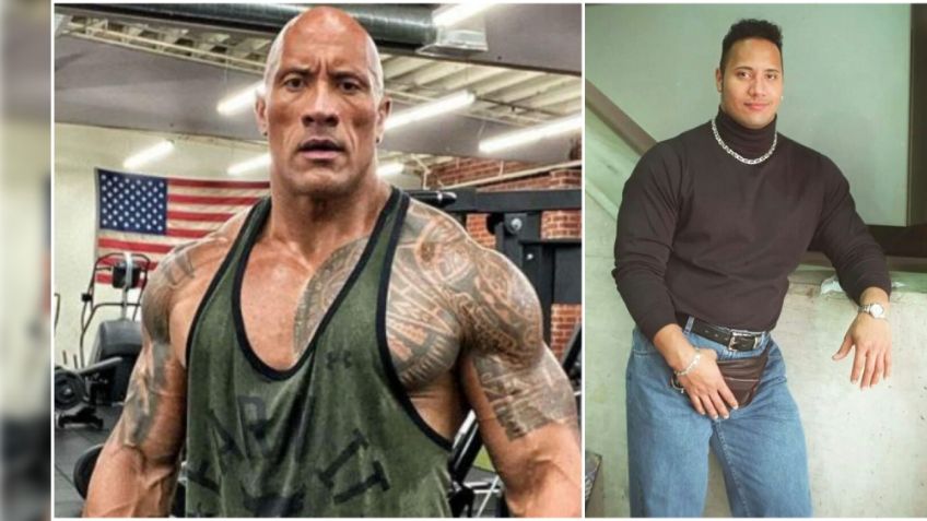 Así es como ridiculizan a Dwayne 'La Roca' Johnson con una vieja fotografía de los 90