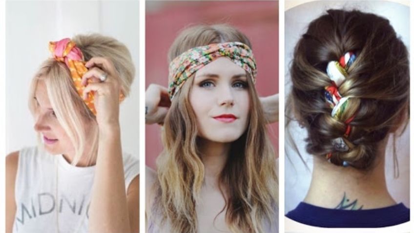 Cinco formas distintas de peinarte con una pañoleta