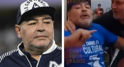 Cerveza, pastillas y tabaco: Filtran impactante video de Maradona antes de morir