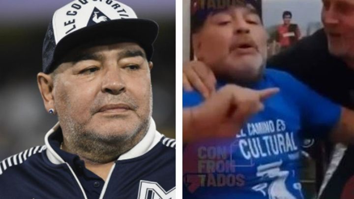 Cerveza, pastillas y tabaco: Filtran impactante video de Maradona antes de morir