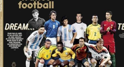 Maradona y Messi aparecen juntos en el 'Dream Team' de 'France Football'