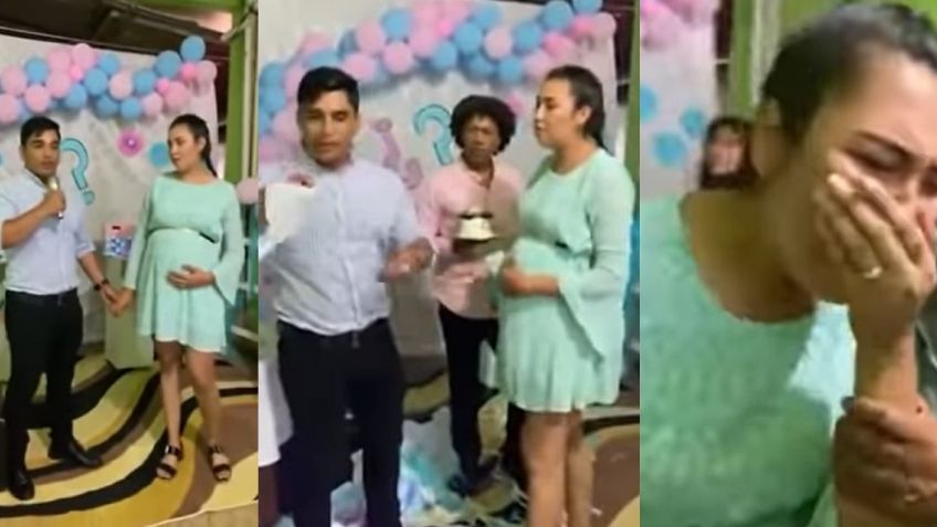 VIDEO: Hombre exhibe infidelidad de su esposa embarazada en pleno baby shower