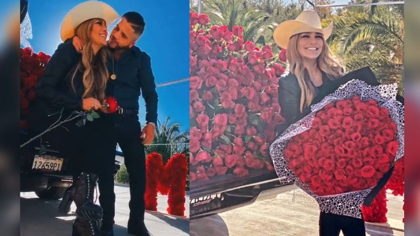 ¡5 mil rosas! Mayeli Alonso, ex de Lupillo Rivera, recibe tremenda sorpresa de su joven novio