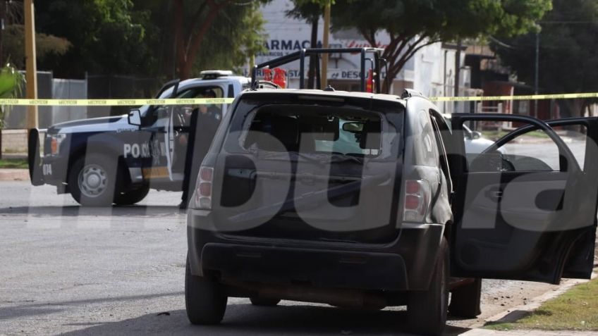 Abandonan auto con diversos impactos de bala en Cocorit; tripulantes huyeron del lugar