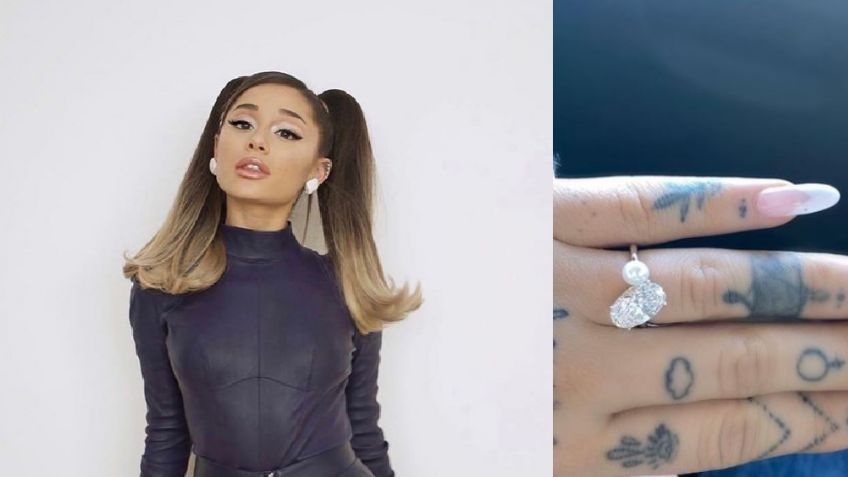 Fanáticos señalan importante detalle en el anillo de Ariana Grande que conmueve a todos
