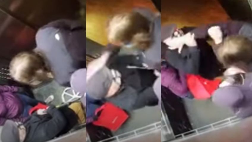 VIDEO: Hombre le tose en la cara a anciano y este le propina tremenda paliza