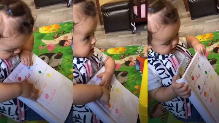 VIDEO: Niña enternece a todo Internet al enseñarle a su muñeca a hablar inglés
