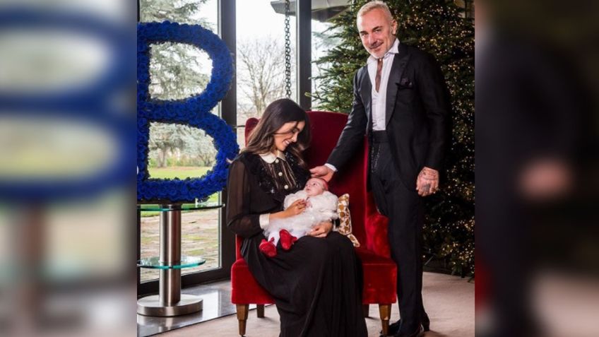 Junto a su novia Sharon, Gianluca Vachi presenta a Blu: "Nació con paladar hendido"