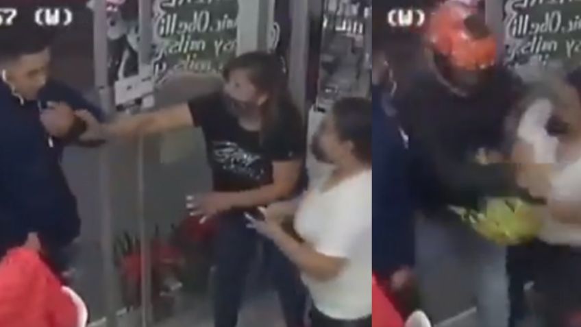 VIDEO: Mujeres pelean ferozmente contra asaltantes que irrumpen en estética