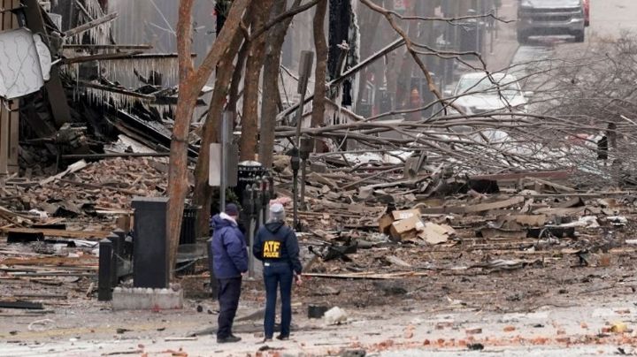 La Navidad fue alterada por una fuerte explosión que sacudió el centro de Nashville, en EU