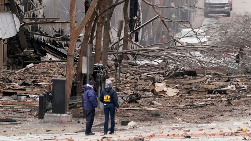 La Navidad fue alterada por una fuerte explosión que sacudió el centro de Nashville, en EU