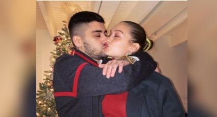 Gigi Hadid comparte fotografía con Zayn Malik de su primera Navidad como padres