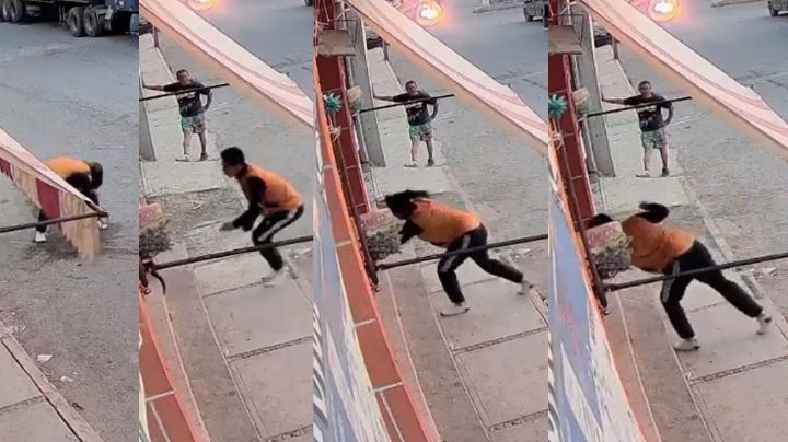 VIDEO: Hombre causa indignación al atacar con un vidrio a perro en la calle