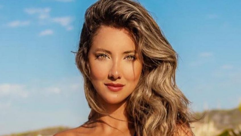 Daniella Álvarez, exMiss Colombia, se escapa a la playa con su prótesis de pierna