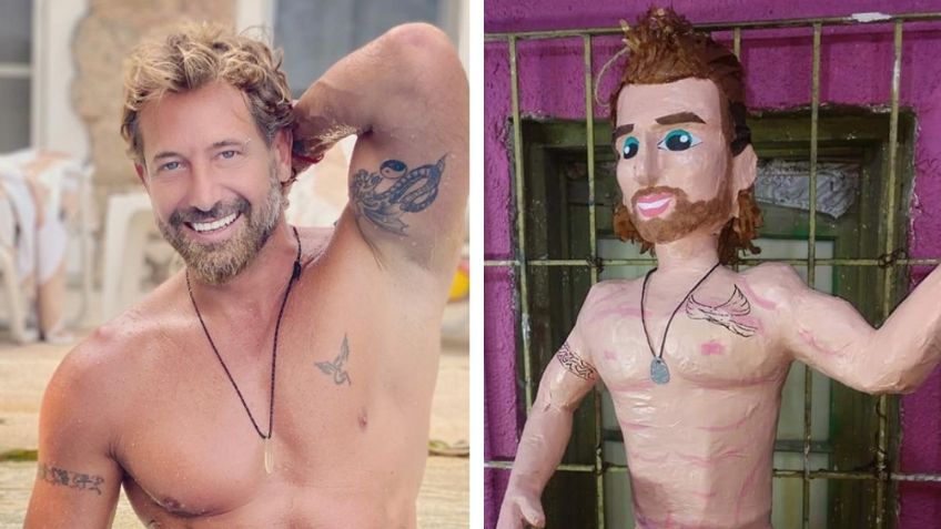 Tras su controversial video íntimo, Gabriel Soto ya tiene su propia piñata