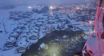 VIDEO: Socavón causa conmoción en Noruega; destruye casas y provoca evacuación masiva