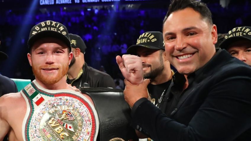 De la Hoya desprecia a 'Canelo': "¿Pelear con el segundo mejor, mejor Mayweather?"