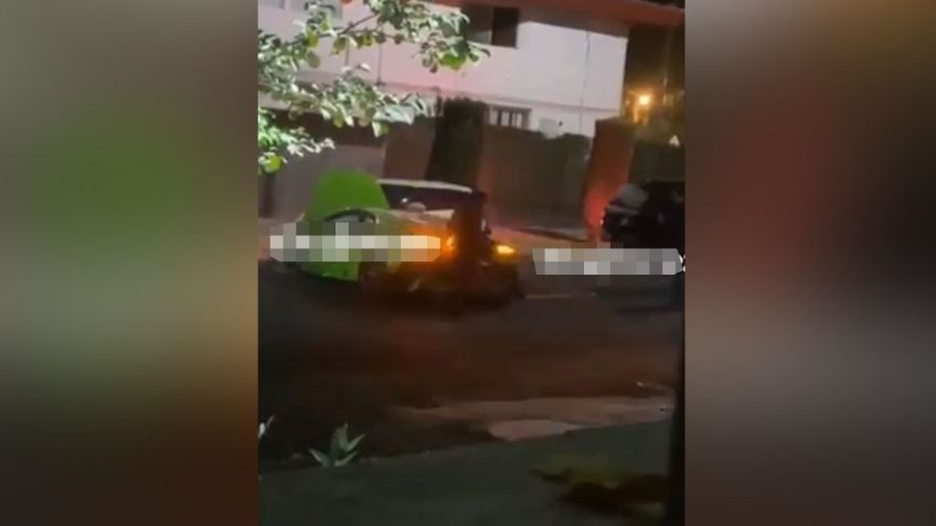 VIDEO: Así fue cómo el dueño de un Lamborghini se dio a la fuga tras ocasionar aparatoso accidente
