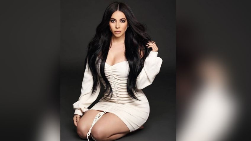 Jimena Sánchez impacta con su presencia al modelar un ajustado vestido elegante