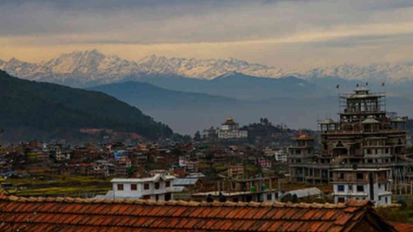 Así se ve el Himalaya  desde India por primer vez en décadas gracias al Covid-19