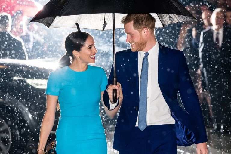 Fotografía de Meghan Markle y Harry Windsor