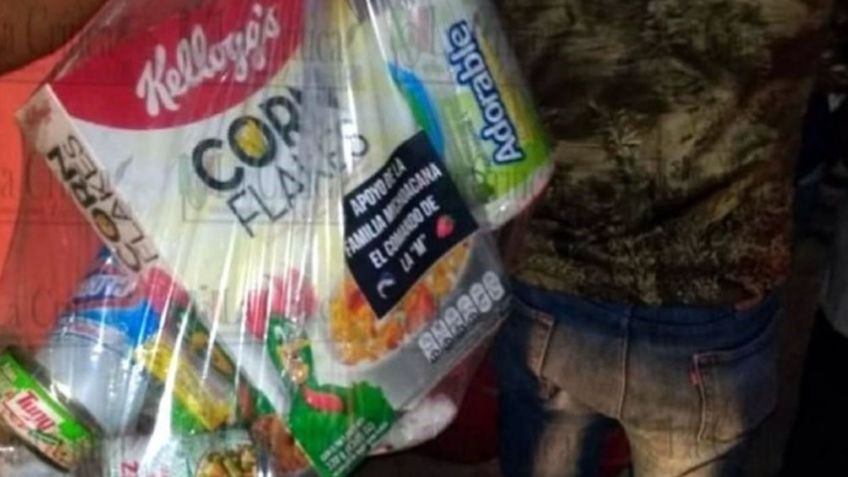 Ahora La Familia Michoacana regala narcodespenas por el coronavirus