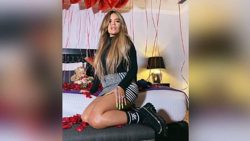 Karol G presume los encantos que enamoran a Anuel AA en mini bikini: "Mamita"