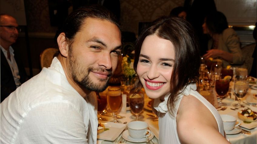 Actriz de 'Game of Thrones' sonroja a Jason Momoa al confesar su amor por él