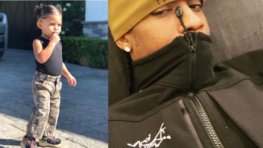 ¡Ternura! Stormi interrumpe al ex de Kylie Jenner durante en vivo y así responde el rapero