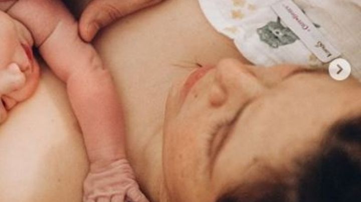 Jacqie Rivera presenta por primera vez al pequeño Julían, su cuarto bebé