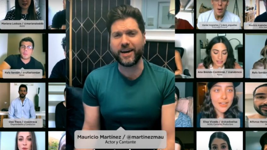 Famosos cantan 'Techito lindo' para que mexicanos respeten cuarentena