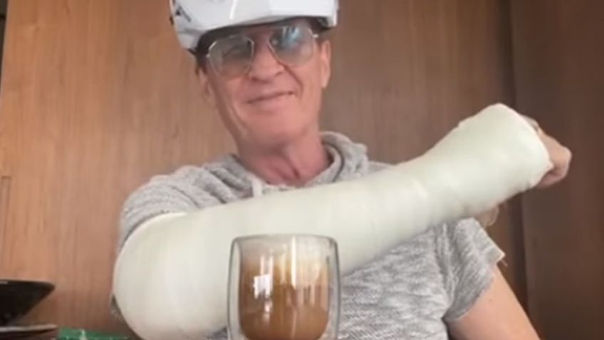 Paseo en bicicleta le sale caro a Emmanuel: Se rompe el brazo en plena cuarentena