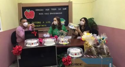 Maestros de Álamos son festejados de manera virtual por Gobierno Municipal