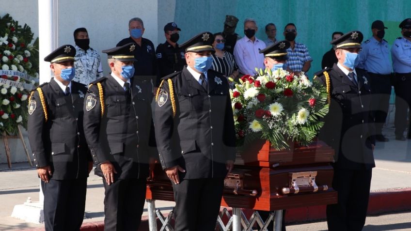 Cajeme da último adiós a comandante Orlando Rubalcava, abatido en ataque armado