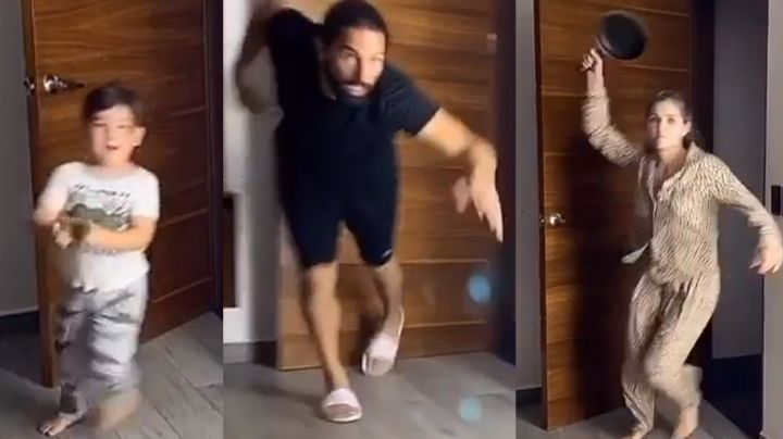 ¡Tiembla Poncho! Ponchito exhibe las candentes fotos de mujeres de su padre a Marcela