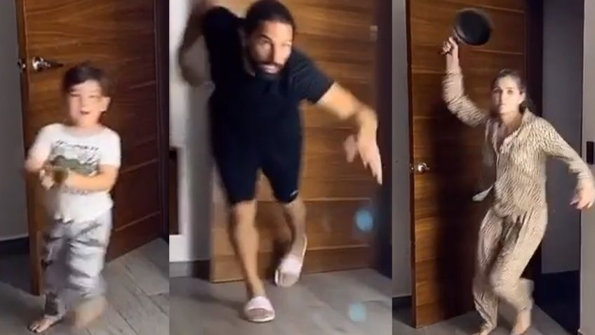 ¡Tiembla Poncho! Ponchito exhibe las candentes fotos de mujeres de su padre a Marcela